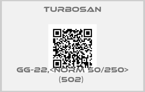 Turbosan-GG-22,<NORM 50/250> (502) 