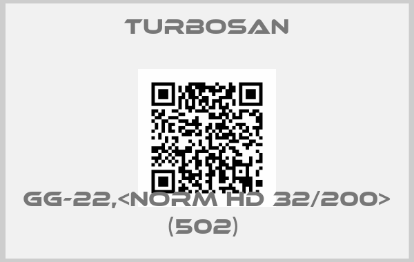 Turbosan-GG-22,<NORM HD 32/200> (502) 