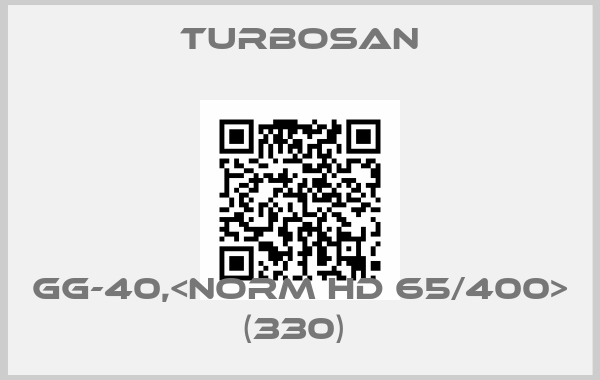 Turbosan-GG-40,<NORM HD 65/400> (330) 