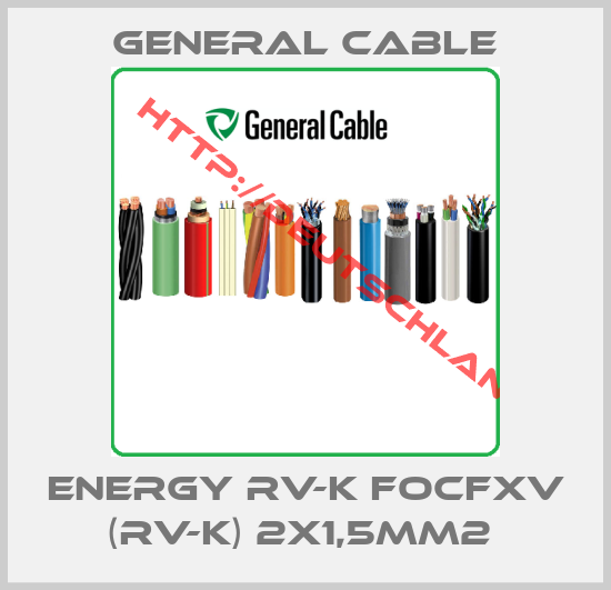 General Cable-ENERGY RV-K FOCFXV (RV-K) 2x1,5mm2 