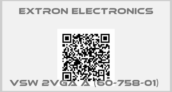 Extron Electronics-VSW 2VGA A (60-758-01) 