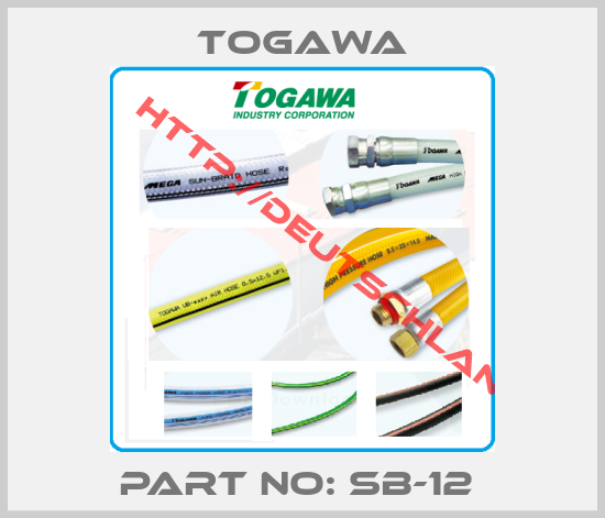 Togawa-PART NO: SB-12 