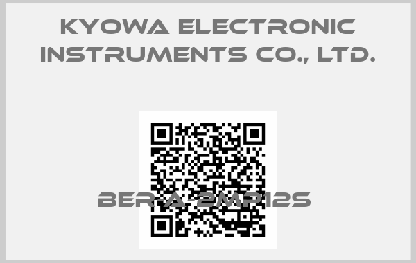 KYOWA ELECTRONIC INSTRUMENTS CO., LTD.-BER-A-2MP12S 