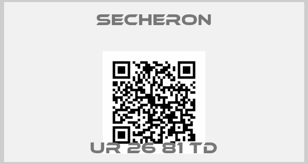 Secheron-UR 26 81 TD