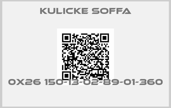Kulicke soffa-0X26 150-13-02-89-01-360 