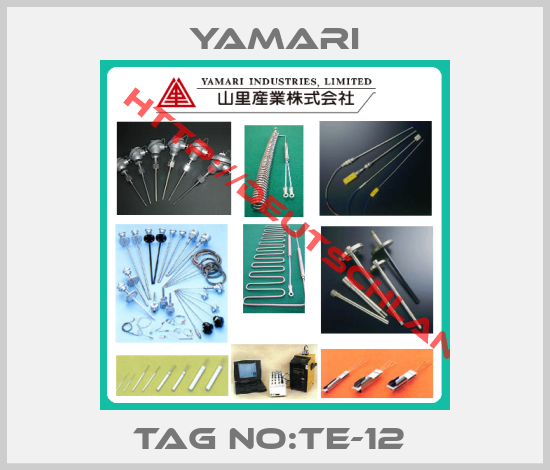 YAMARI-TAG NO:TE-12 