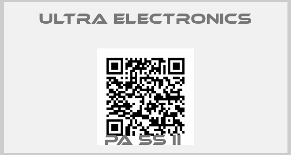 ULTRA ELECTRONICS-PA SS II 