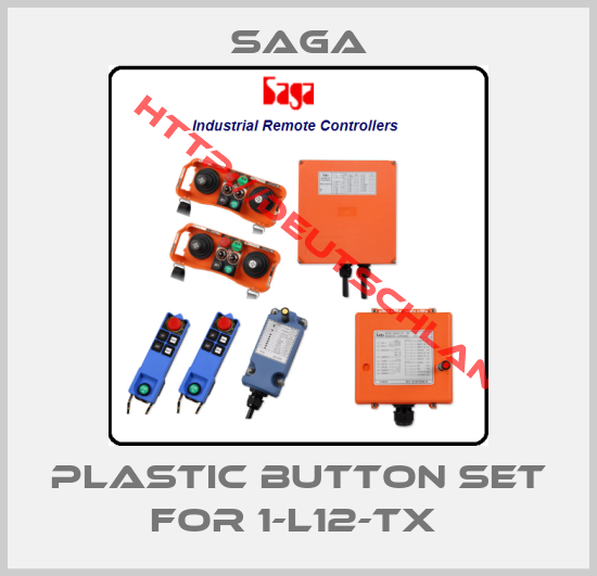SAGA-PLASTIC BUTTON SET FOR 1-L12-TX 