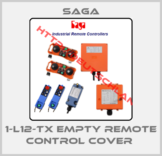 SAGA-1-L12-TX EMPTY REMOTE CONTROL COVER 