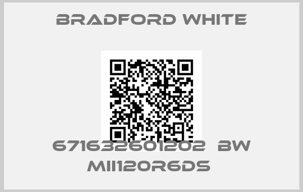 Bradford White-671632601202  BW MII120R6DS 