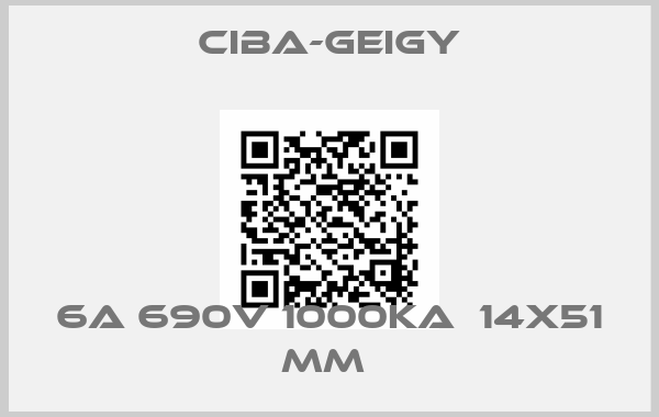 Ciba-Geigy-6A 690V 1000KA  14X51 MM 