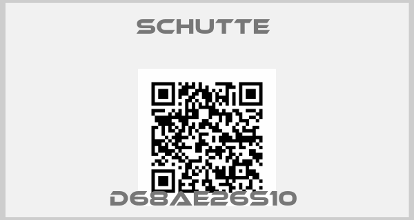 Schutte -D68AE26S10 