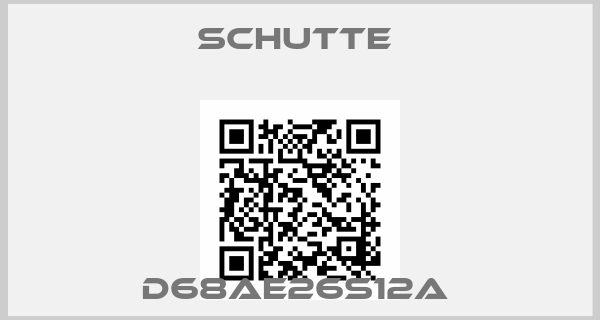 Schutte -D68AE26S12a 