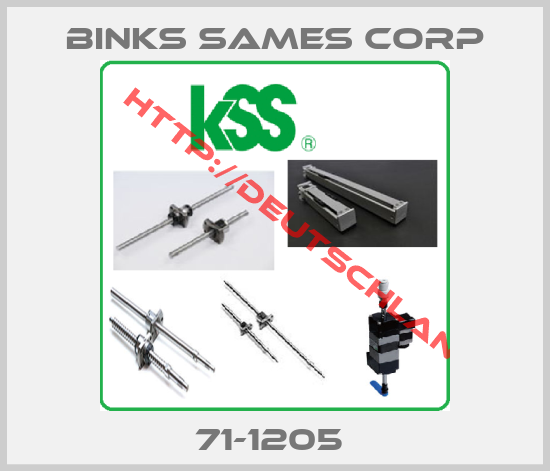 Binks Sames Corp-71-1205 