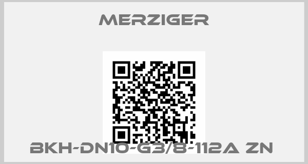 Merziger-BKH-DN10-G3/8-112A Zn 