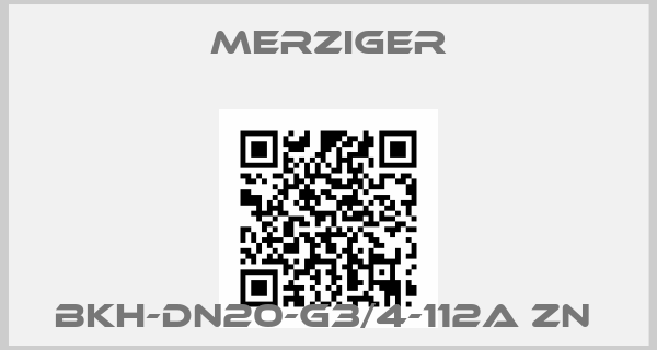 Merziger-BKH-DN20-G3/4-112A Zn 