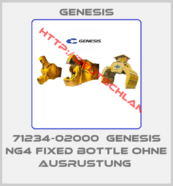 Genesis-71234-02000  GENESIS NG4 FIXED BOTTLE OHNE AUSRUSTUNG 
