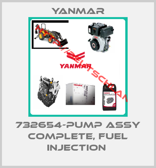 Yanmar-732654-PUMP ASSY COMPLETE, FUEL INJECTION 