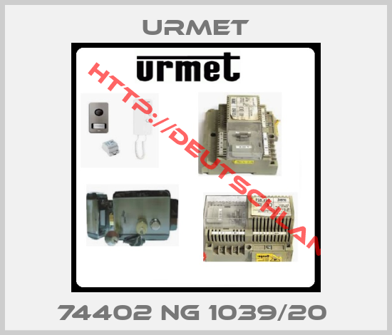 Urmet-74402 NG 1039/20 