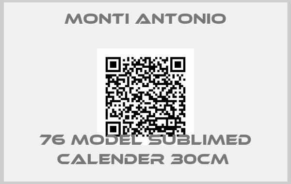 Monti Antonio-76 MODEL SUBLIMED CALENDER 30CM 