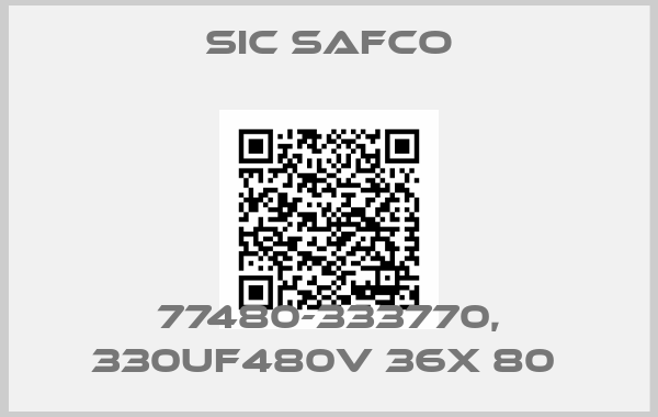 Sic Safco-77480-333770, 330uF480V 36x 80 