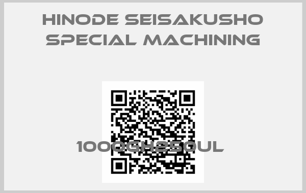 Hinode Seisakusho Special Machining-1000GH250UL 