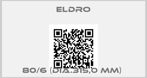 Eldro-80/6 (DIA.315,0 mm) 