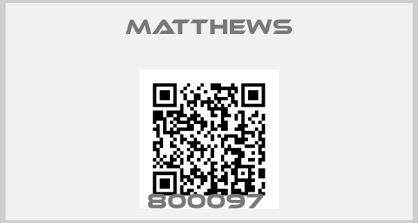 MATTHEWS-800097 