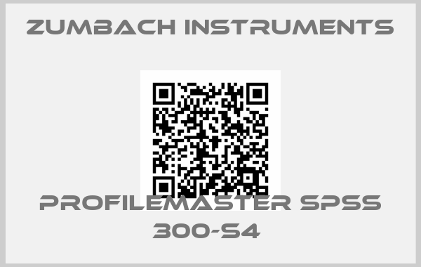 ZUMBACH instruments-Profilemaster SPSS 300-S4 