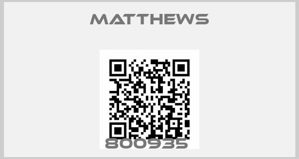 MATTHEWS-800935 