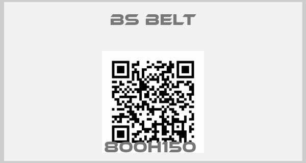 Bs Belt-800H150 