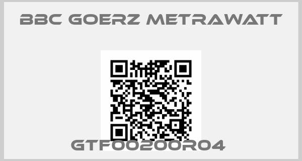 BBC Goerz Metrawatt-GTF00200R04 