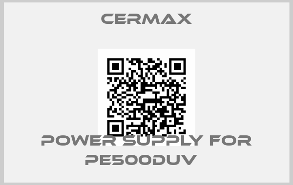 CERMAX-power supply for PE500DUV  