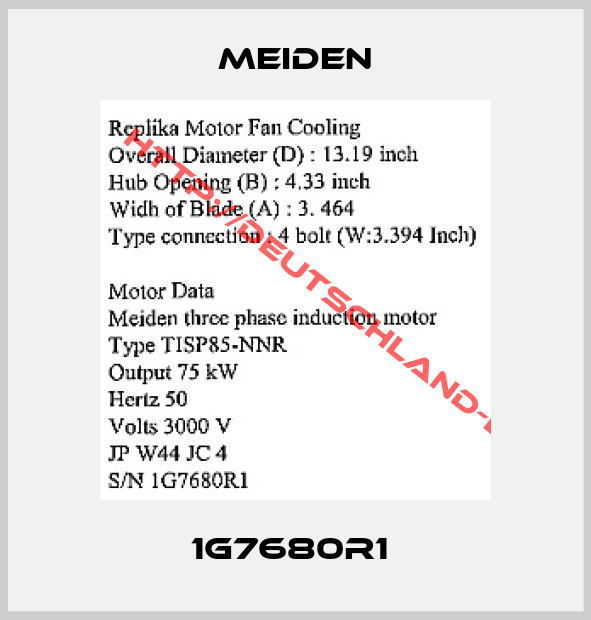 Meiden-1G7680R1 