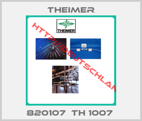 Theimer-820107  TH 1007 