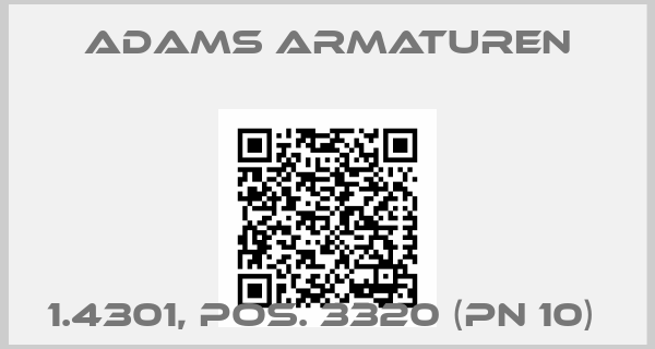 Adams Armaturen-1.4301, pos. 3320 (PN 10) 