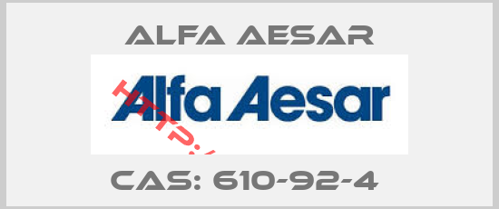 ALFA AESAR-CAS: 610-92-4 
