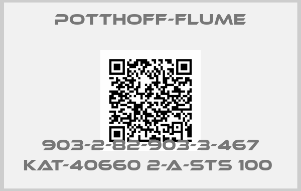Potthoff-Flume-903-2-82-903-3-467 KAT-40660 2-A-STS 100 