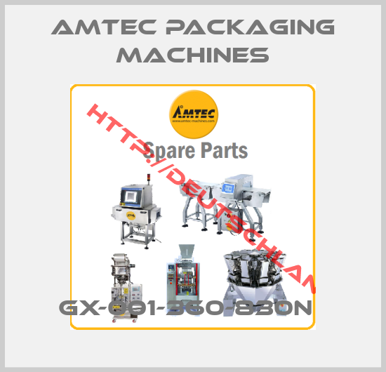 AMTEC PACKAGING MACHINES-GX-001-360-830N  