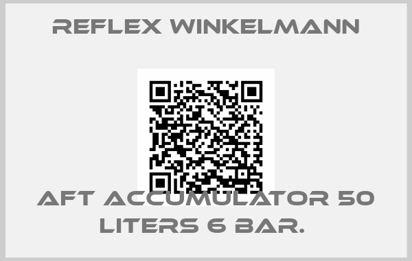 Reflex Winkelmann-AFT ACCUMULATOR 50 LITERS 6 BAR. 
