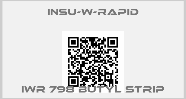 INSU-W-RAPID-IWR 798 Butyl Strip
