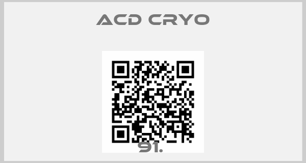 Acd Cryo-91. 