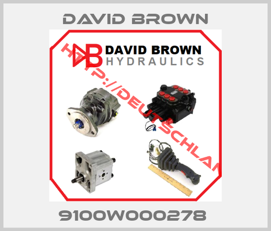 David Brown-9100W000278 