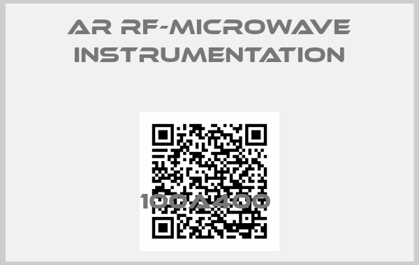 AR RF-Microwave Instrumentation-100A400 