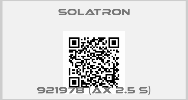 SOLATRON-921978 (AX 2.5 S)