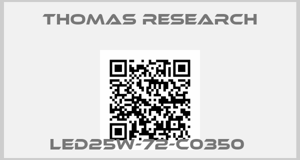 Thomas Research-LED25W-72-C0350 