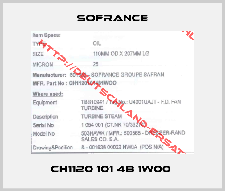 Sofrance-CH1120 101 48 1W00 