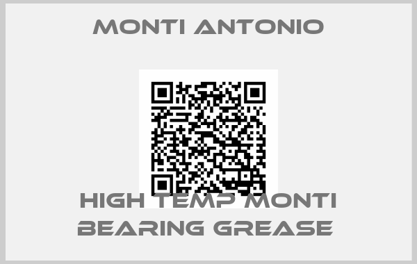 Monti Antonio-High Temp monti bearing Grease 