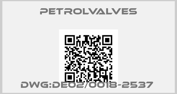 PetrolValves-DWG:DE02/0018-2537 