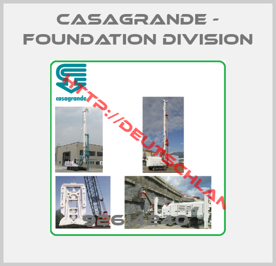 CASAGRANDE - FOUNDATION DIVISION-92614240 
